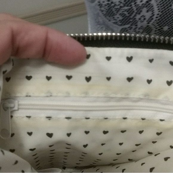 Brighton Silver Bag with Heart Pattern Interior - Picture 6 of 7